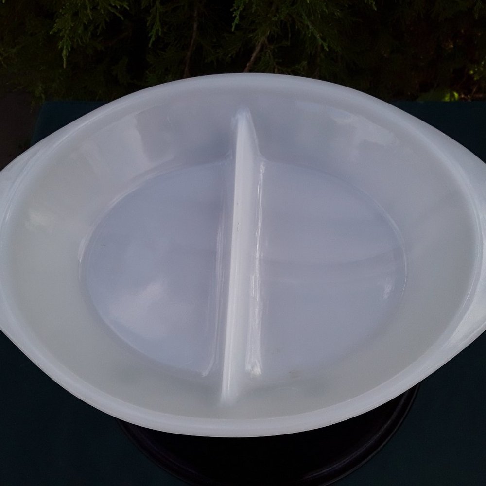 VTG GLASBAKE Pan Serving Tray/Bake 2Table 77 USA